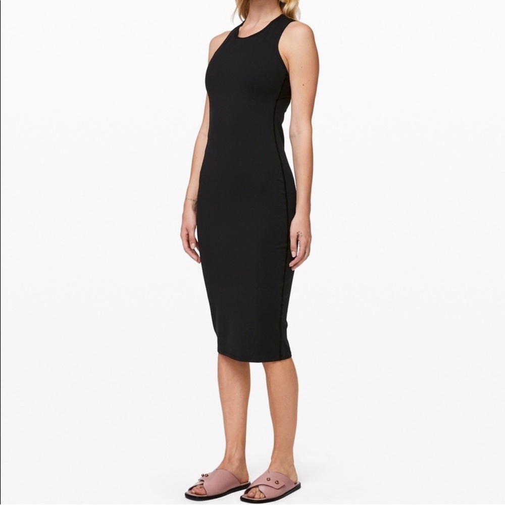 Lululemon  Picnic Play Dress in black.